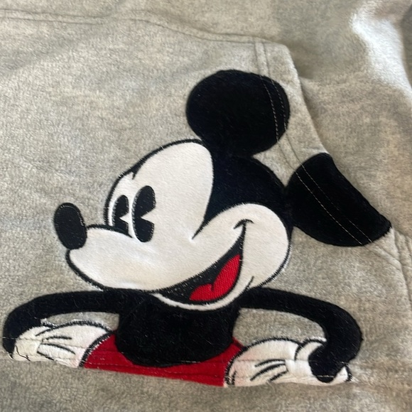 Disney - Mickey Mouse Gray and Black Raglan Hoodie - size 2X - Picture 4 of 6